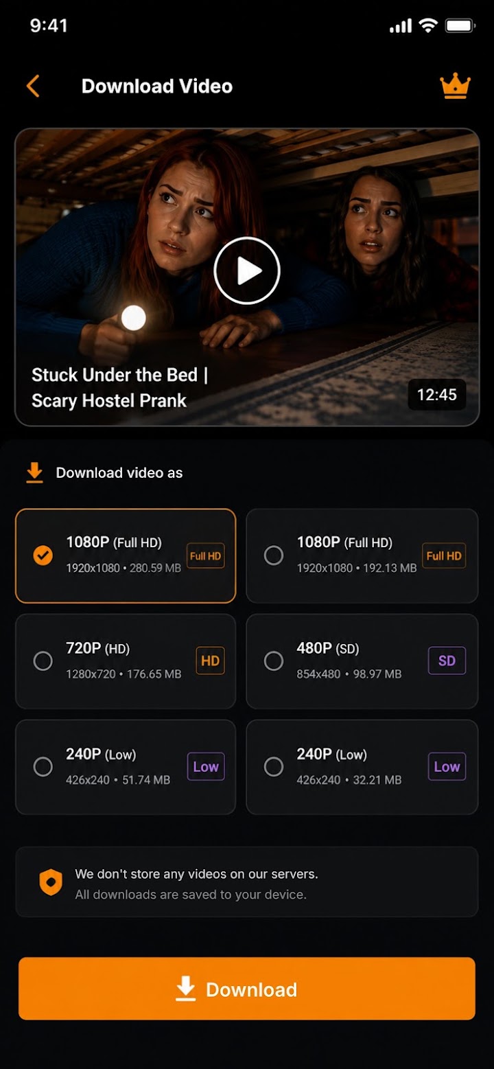 Pro Hub Téléchargeur de Vidéos HD Capture d'écran 4