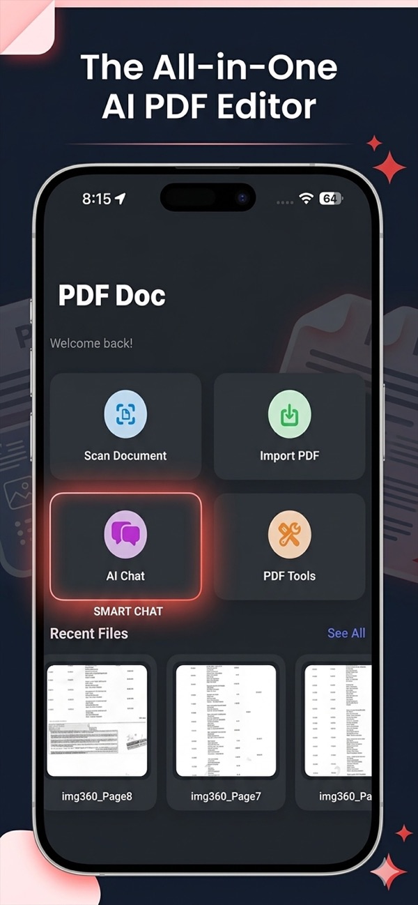 PDF AI: Chat, Summarize & OCR Screenshot 1
